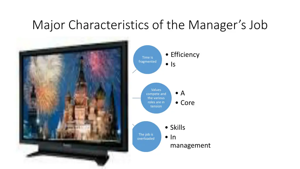 major characteristics of the manager s job