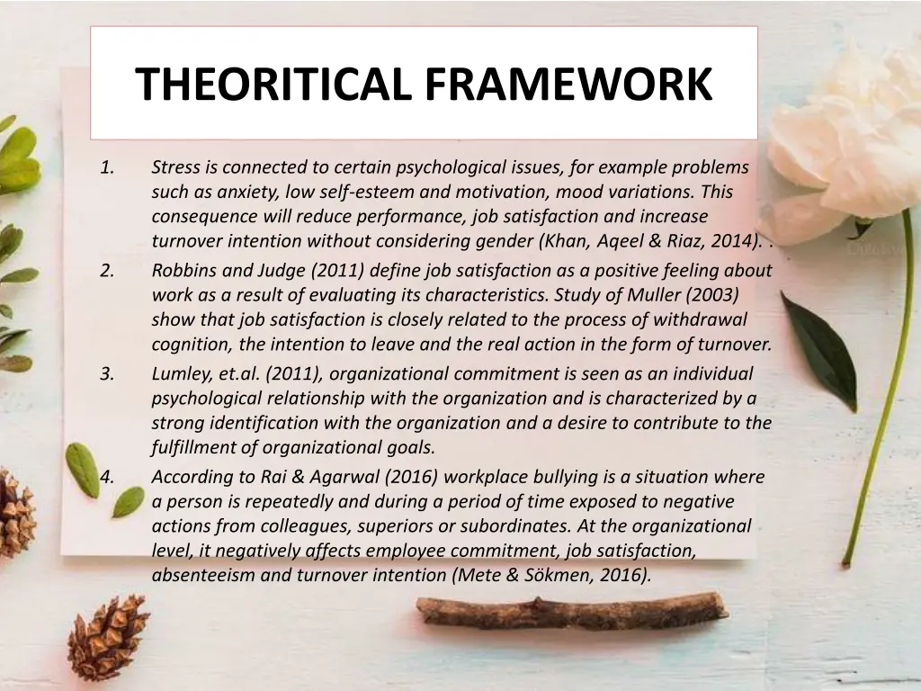 theoritical framework