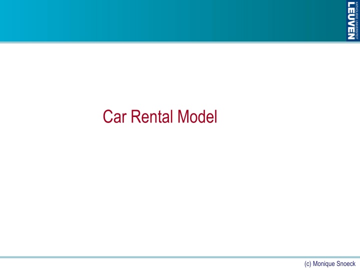 car rental model