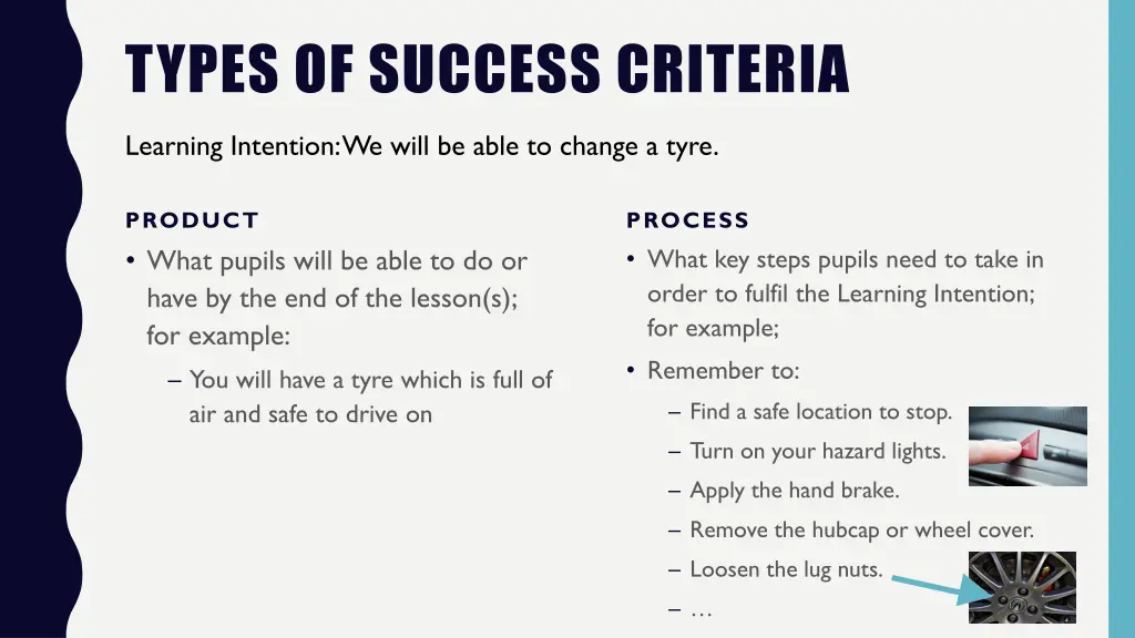 types of success criteria 1