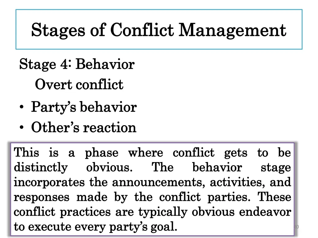 stages of conflict stages of conflict management 13