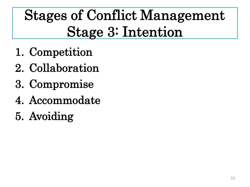 stages of conflict stages of conflict management 7