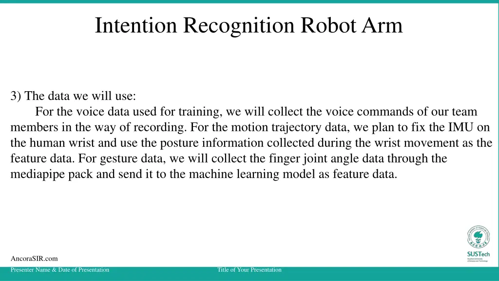 intention recognition robot arm 2