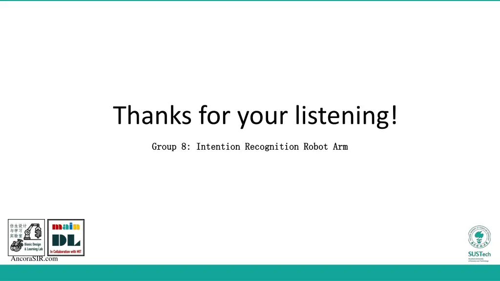 thanks for your listening