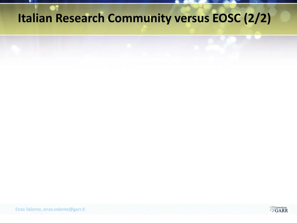 italian research community versus eosc 2 2 1