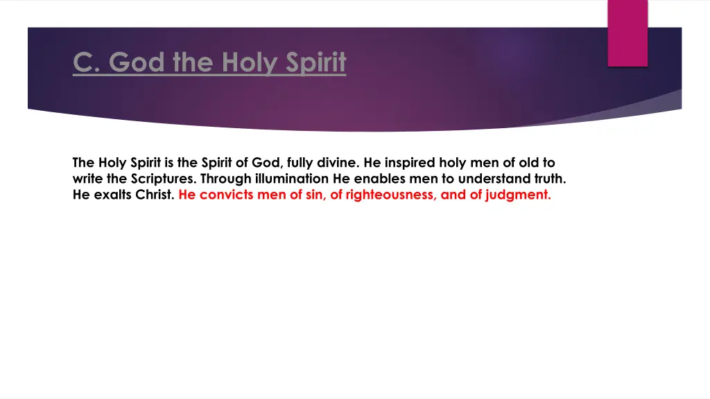 c god the holy spirit 4