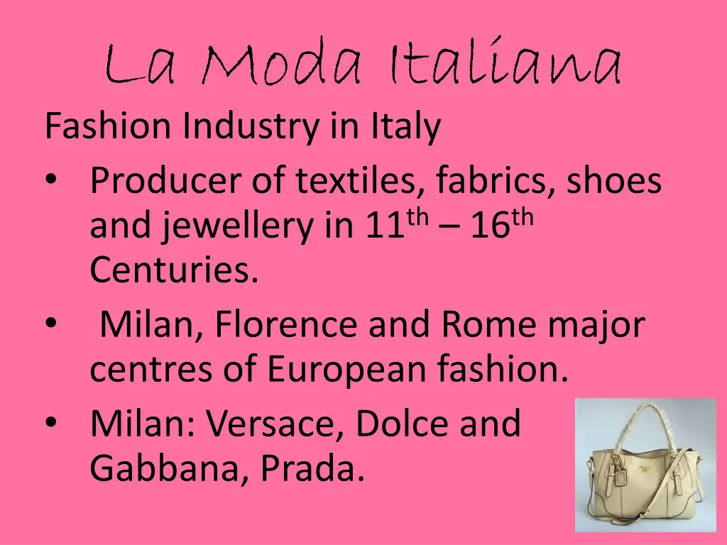 la moda italiana fashion industry in italy