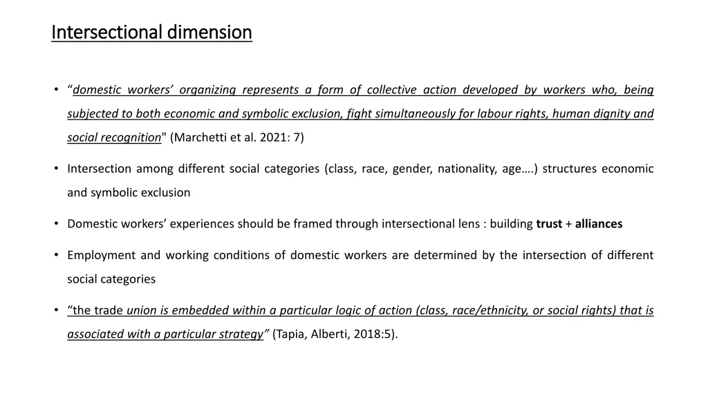 intersectional dimension intersectional dimension