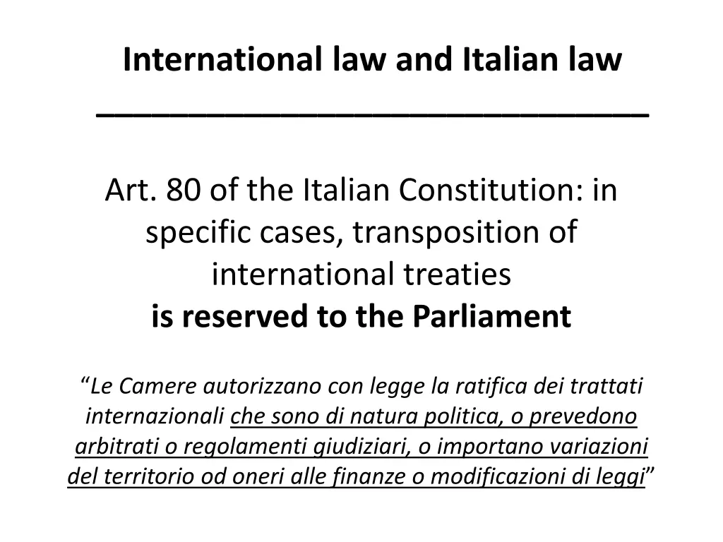 international law and italian law 4