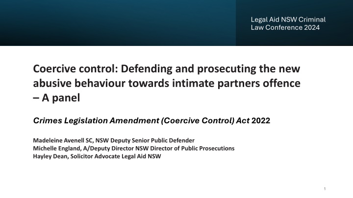 legal aid nsw criminal law conference 2024