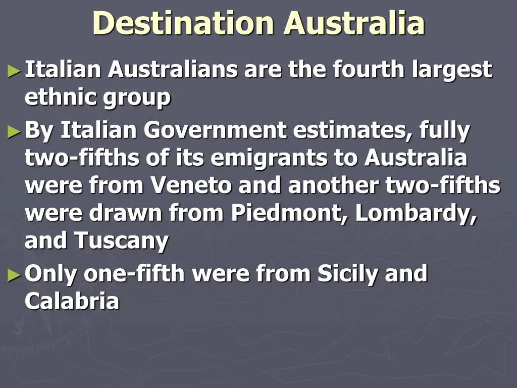 destination australia