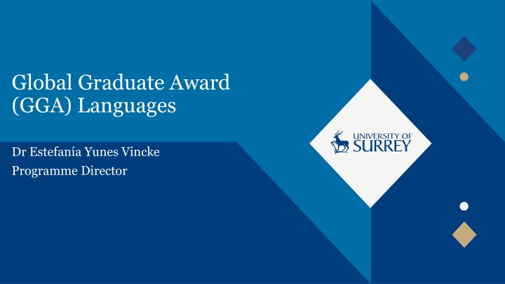 global graduate award gga languages