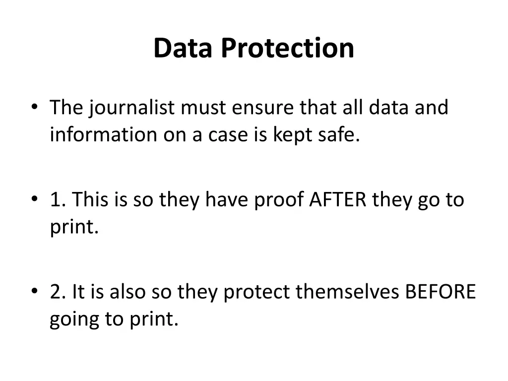 data protection