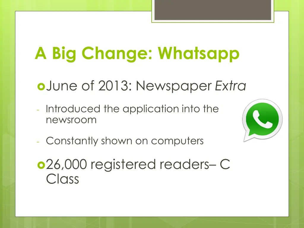 a big change whatsapp