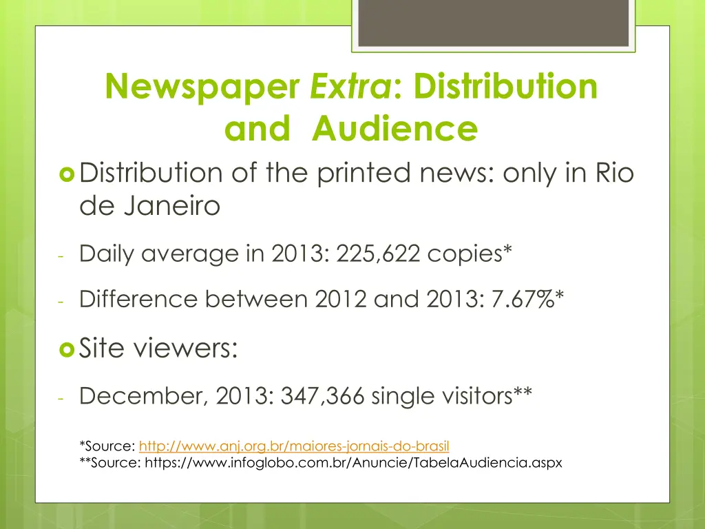 newspaper extra distribution and audience