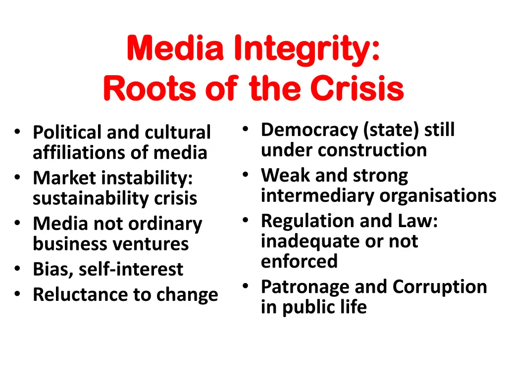 media integrity media integrity roots