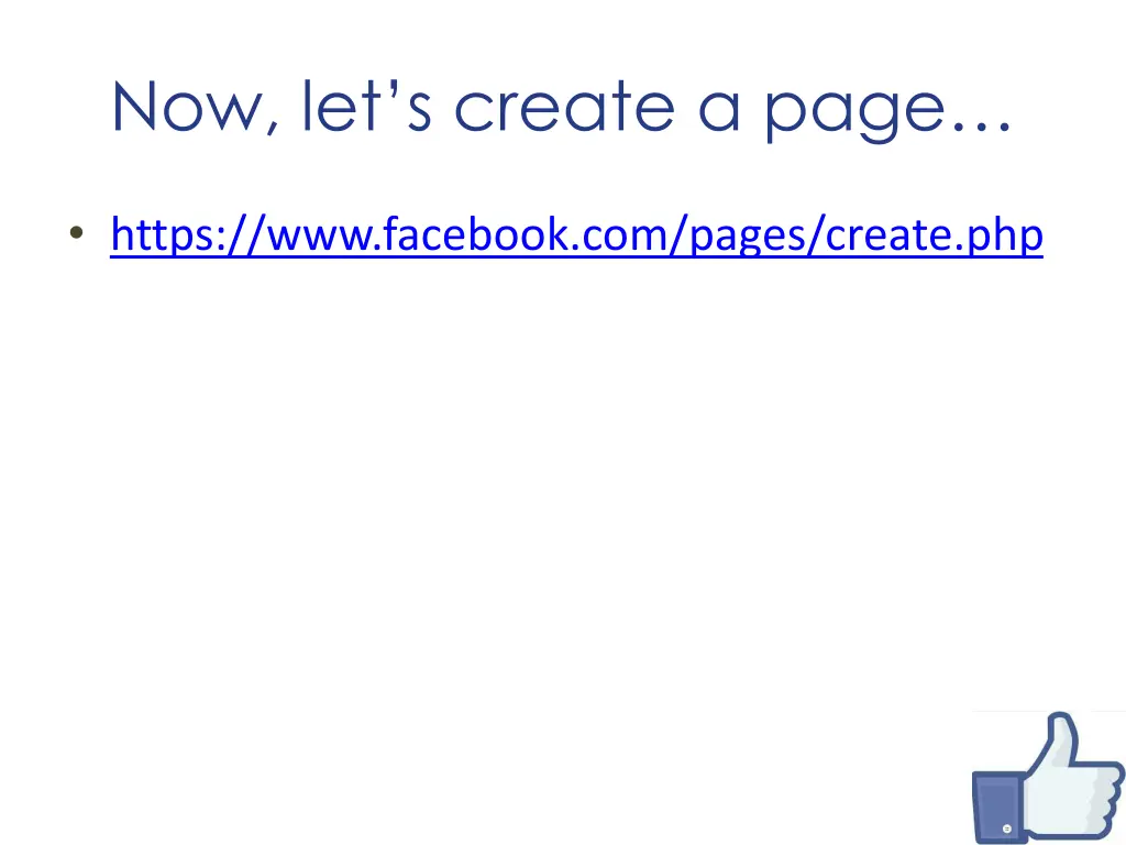 now let s create a page