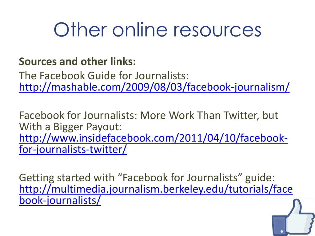 other online resources 1