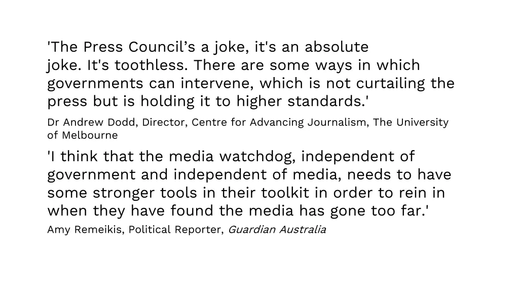 the press council s a joke it s an absolute joke