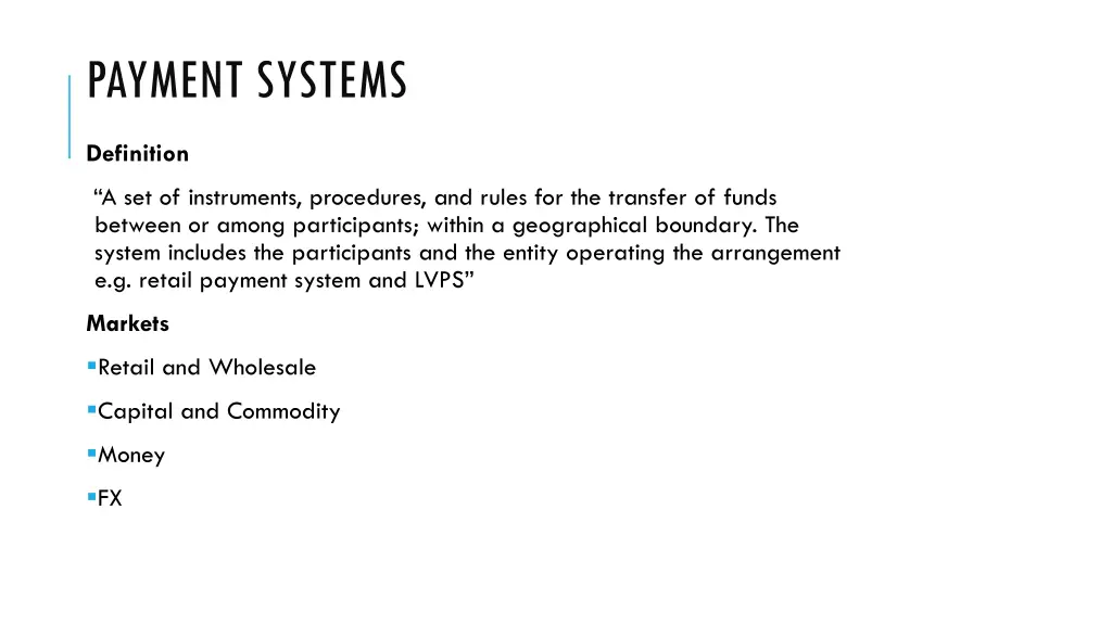 payment systems