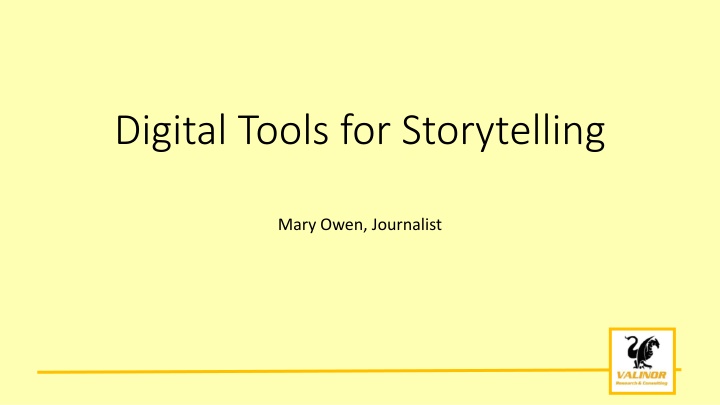 digital tools for storytelling