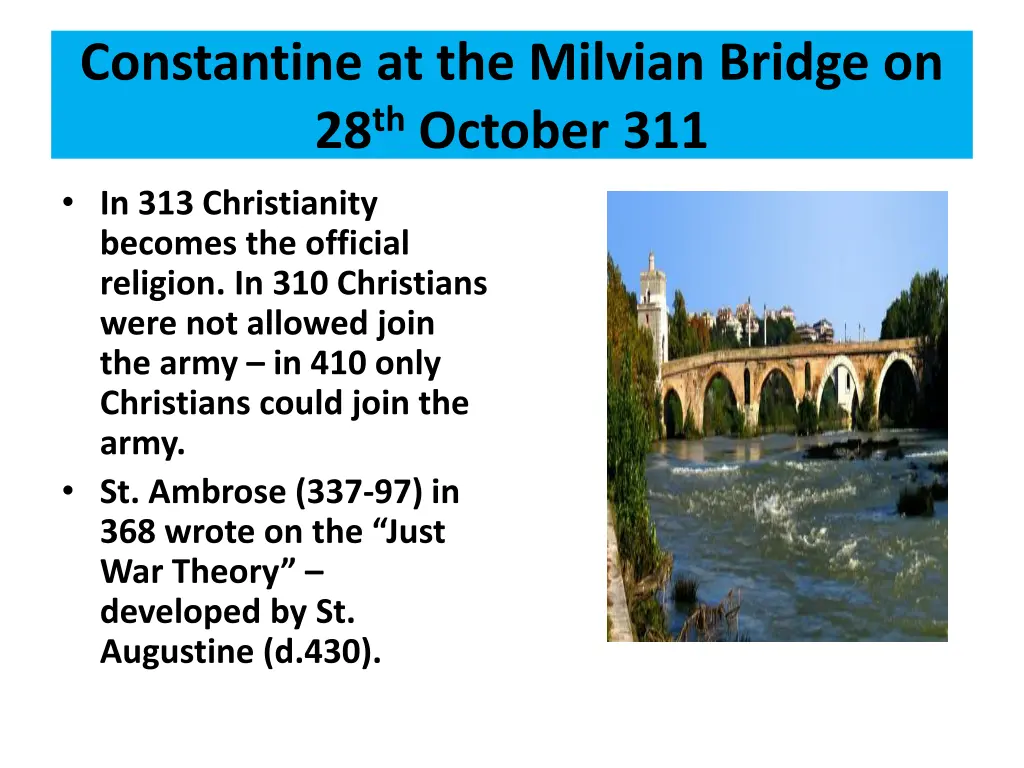 constantine at the milvian bridge