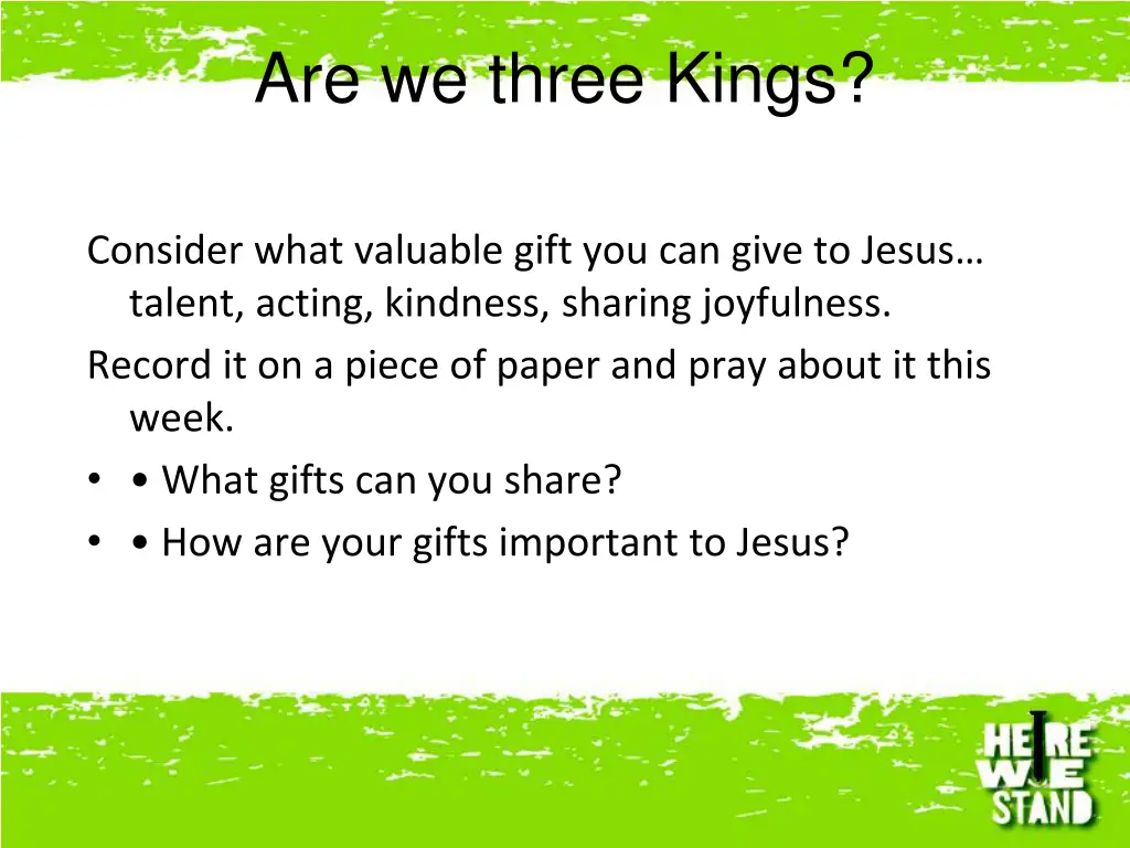 are we three kings