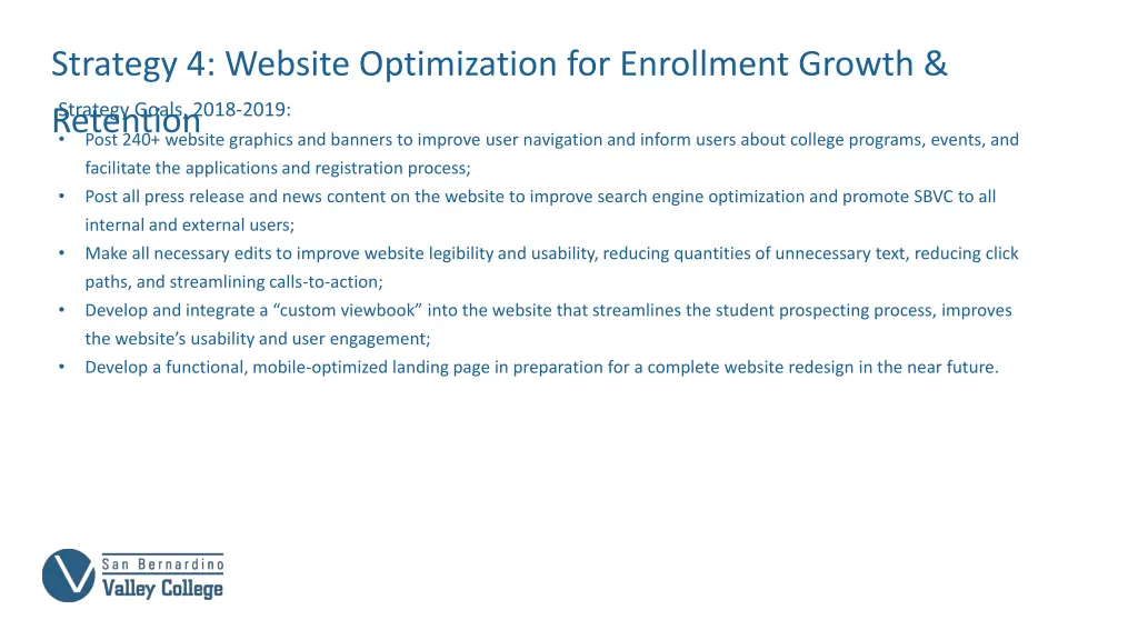 strategy 4 website optimization for enrollment 1