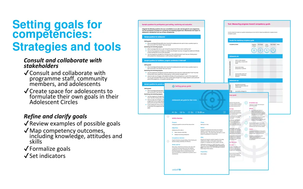 setting goals for competencies strategies