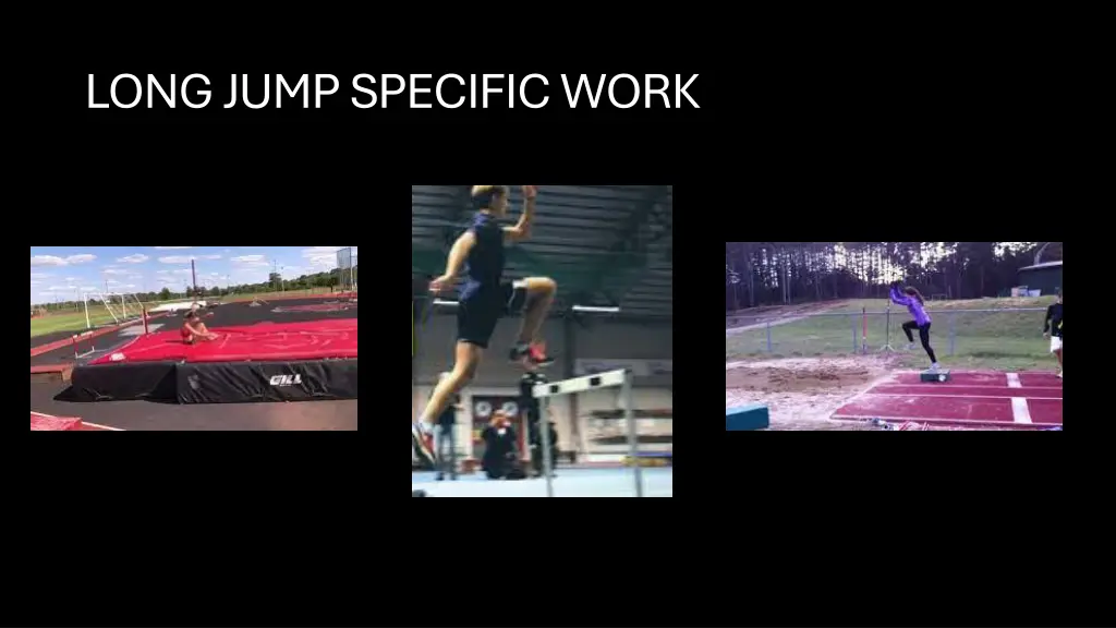 long jump specific work