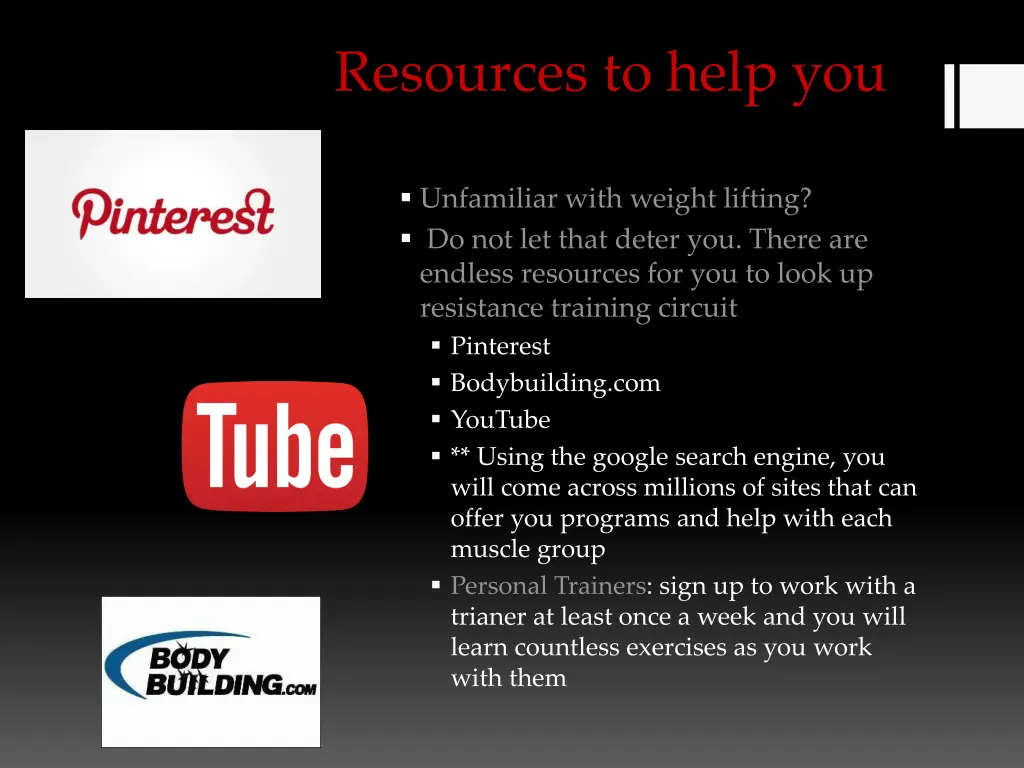 resources to help you