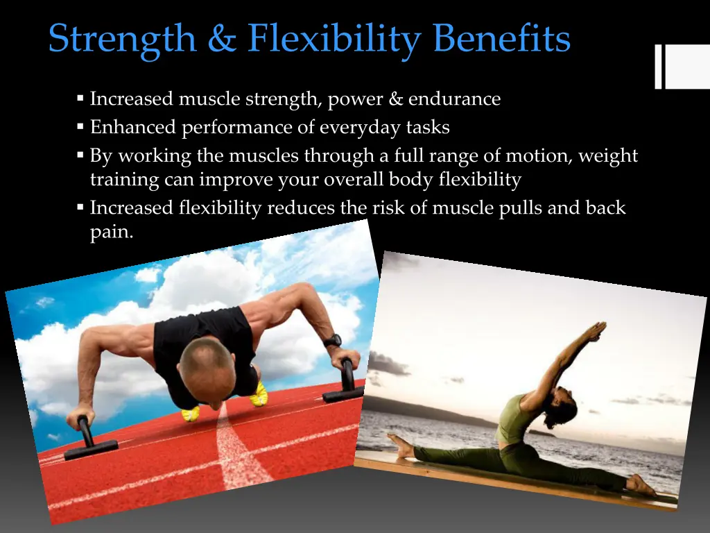 strength flexibility benefits