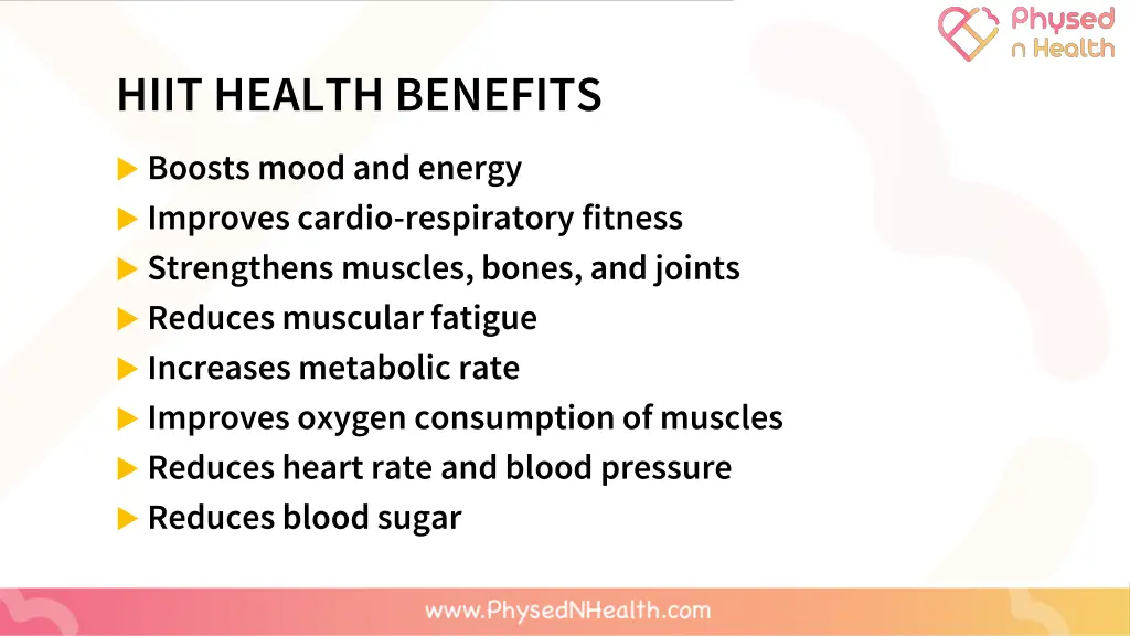 hiit health benefits