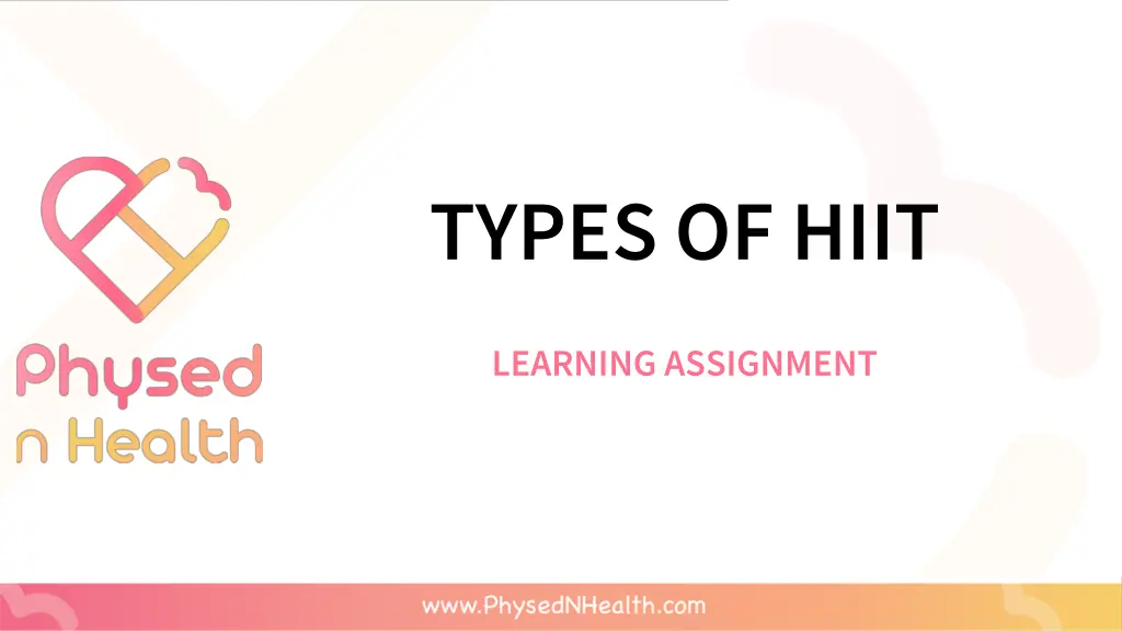 types of hiit