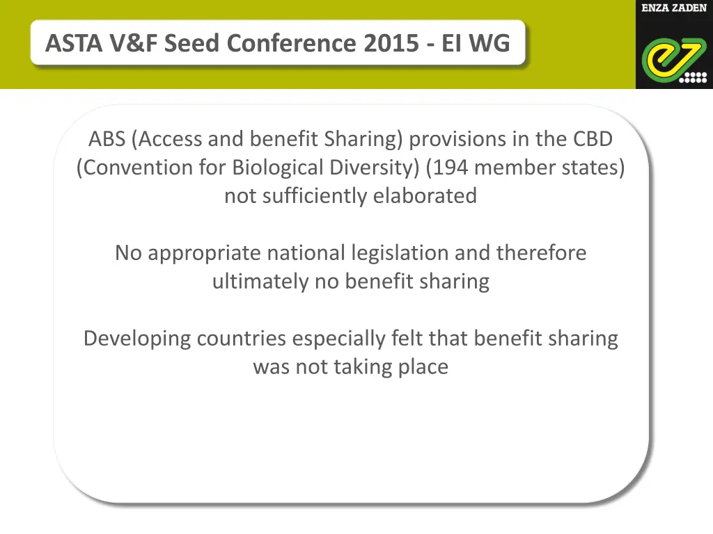 asta v f seed conference 2015 ei wg 1