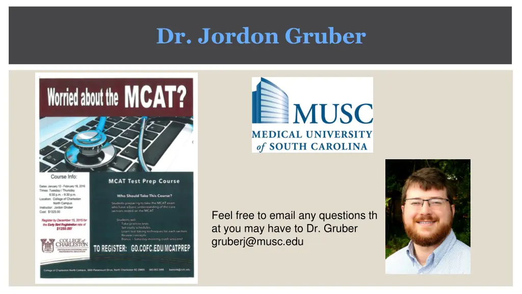 dr jordon gruber