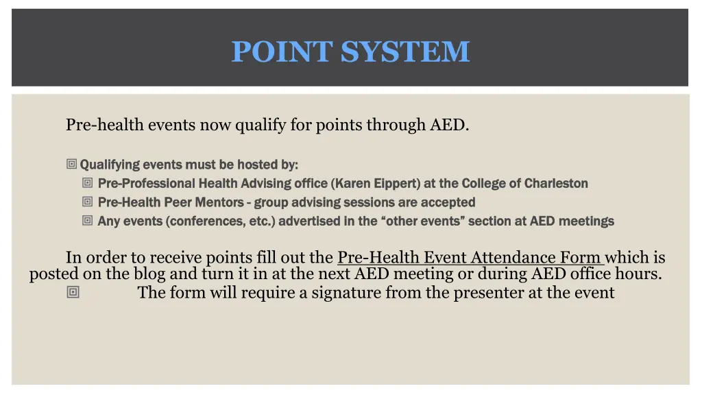 point system 1