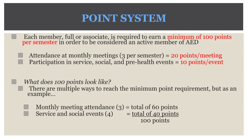 point system