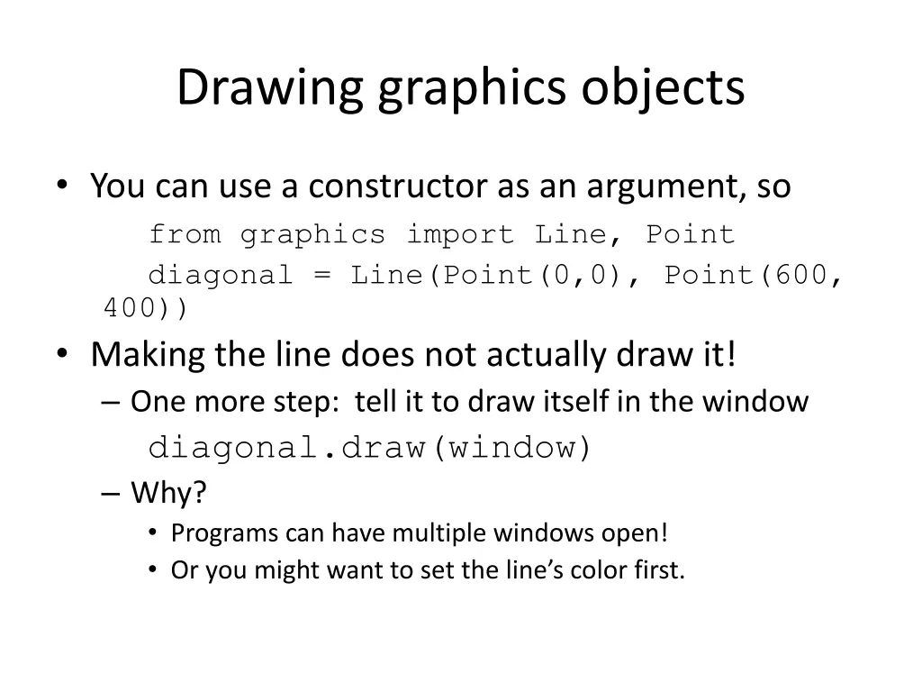 drawing graphics objects 1