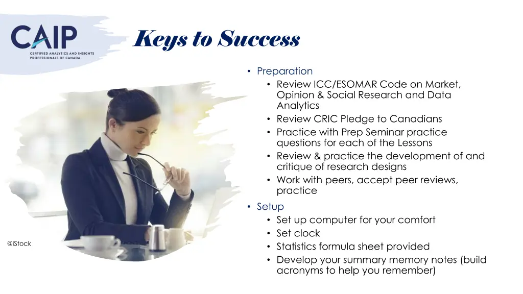 keys to success