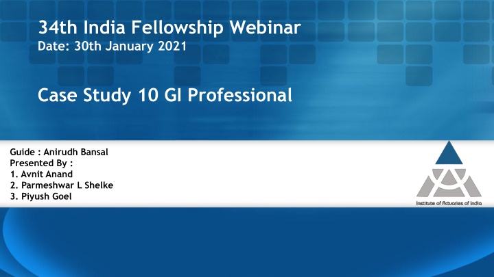 34th india fellowship webinar date 30th january