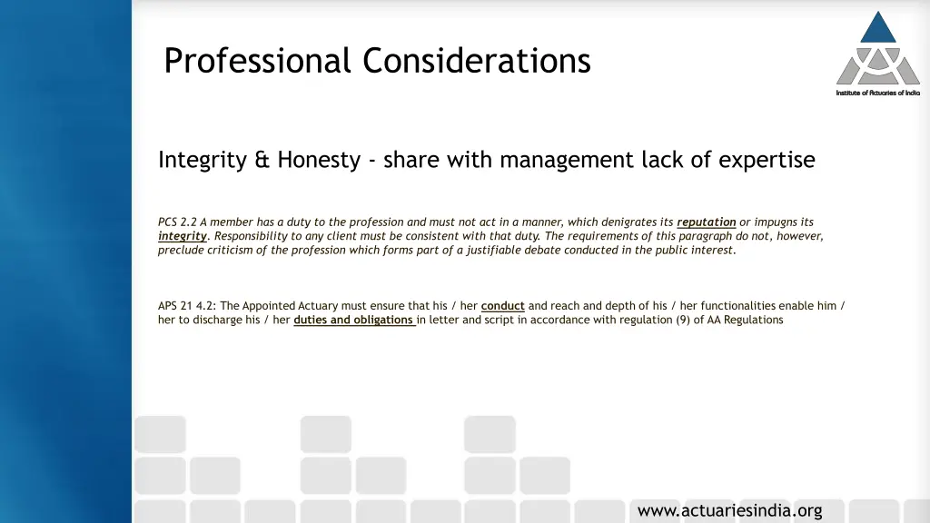 professional considerations 2