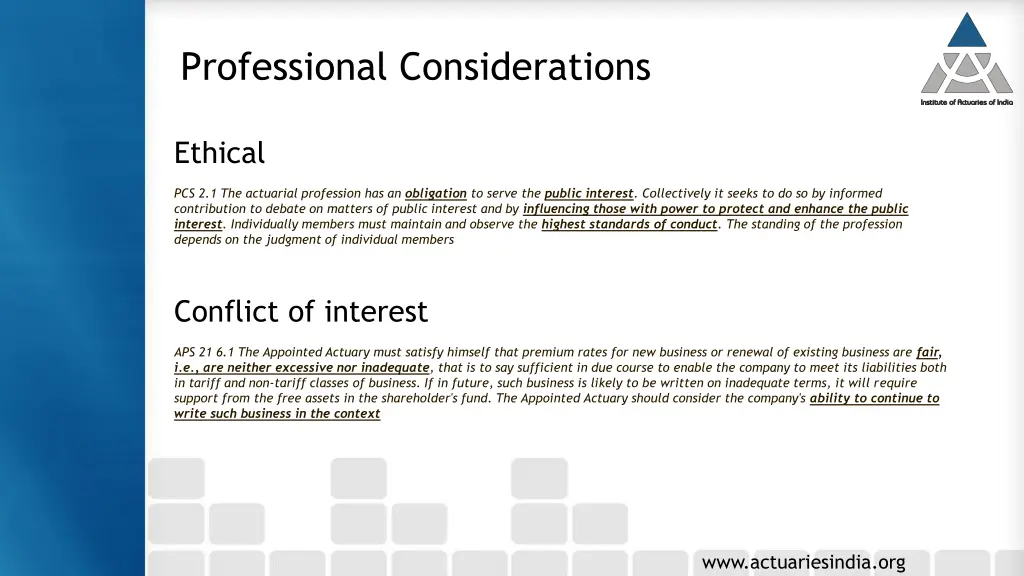 professional considerations 4