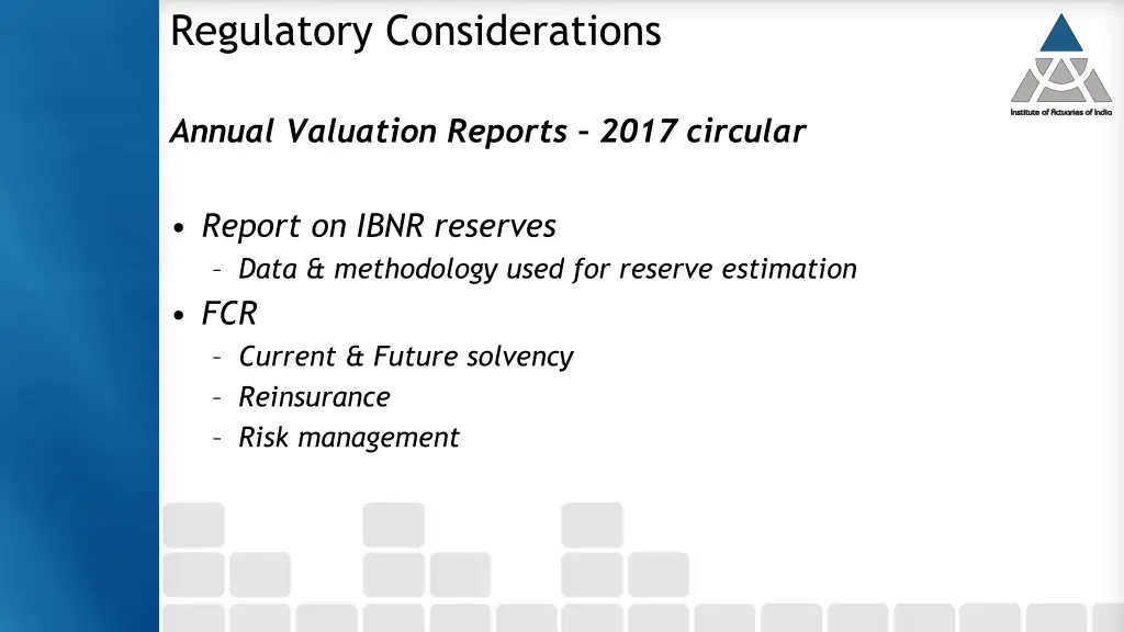 regulatory considerations 3