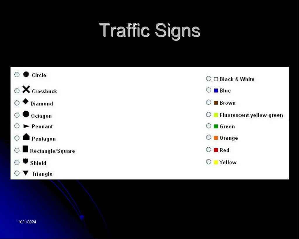 traffic signs 2