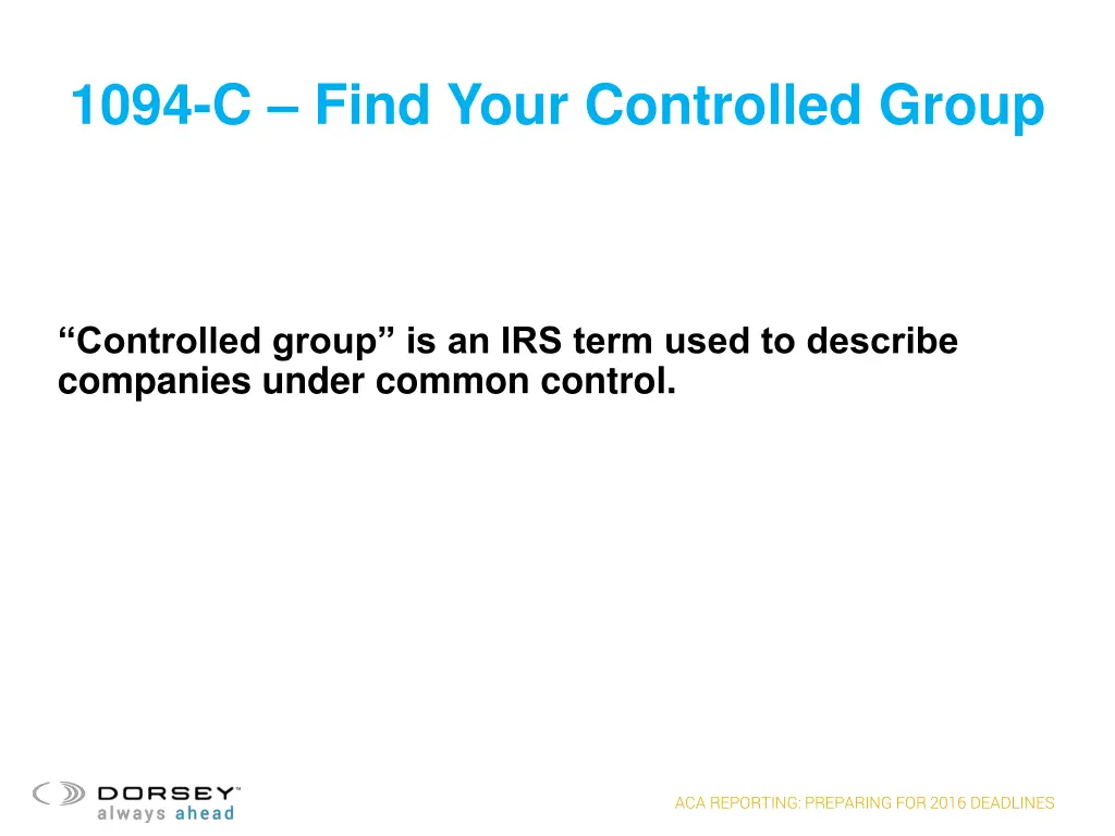 1094 c find your controlled group