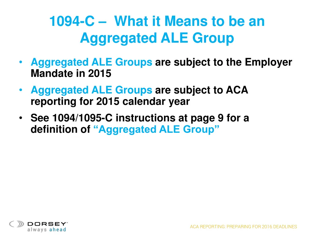 1094 c what it means to be an aggregated ale group