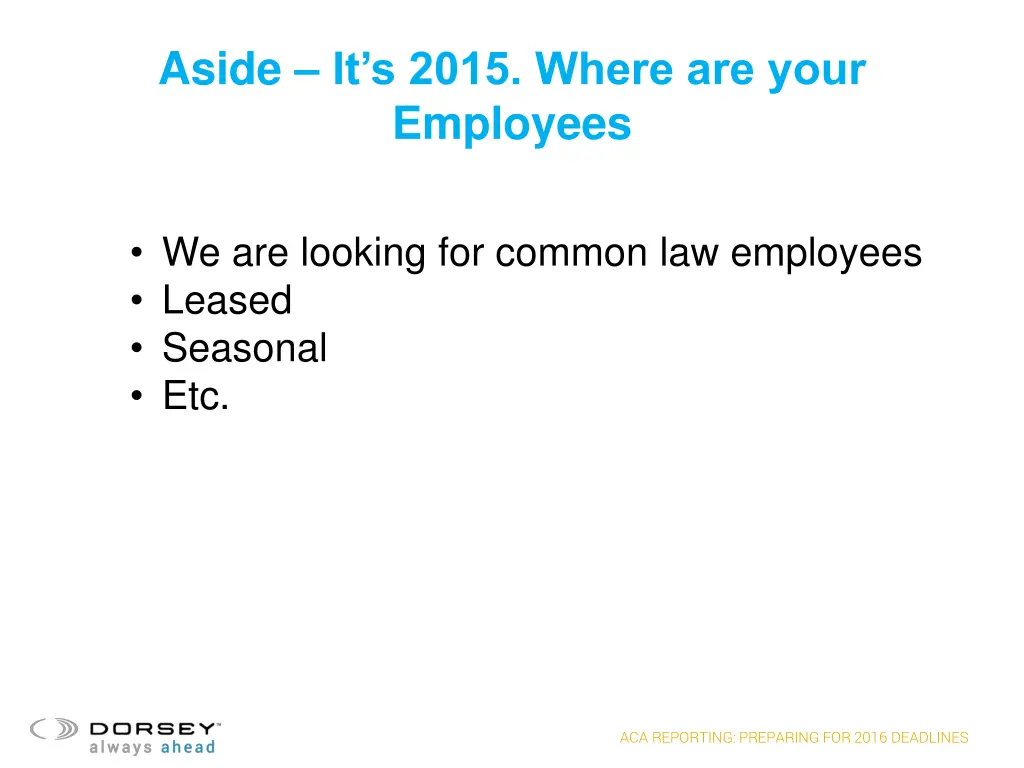 aside it s 2015 where are your employees