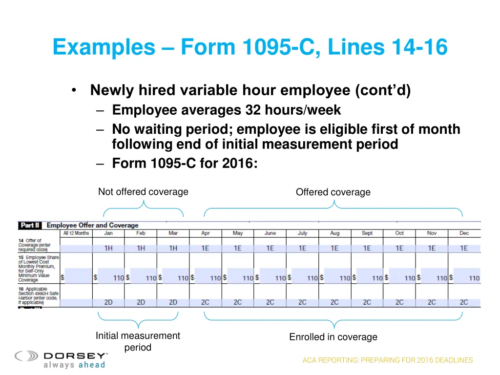 examples form 1095 c lines 14 16 3