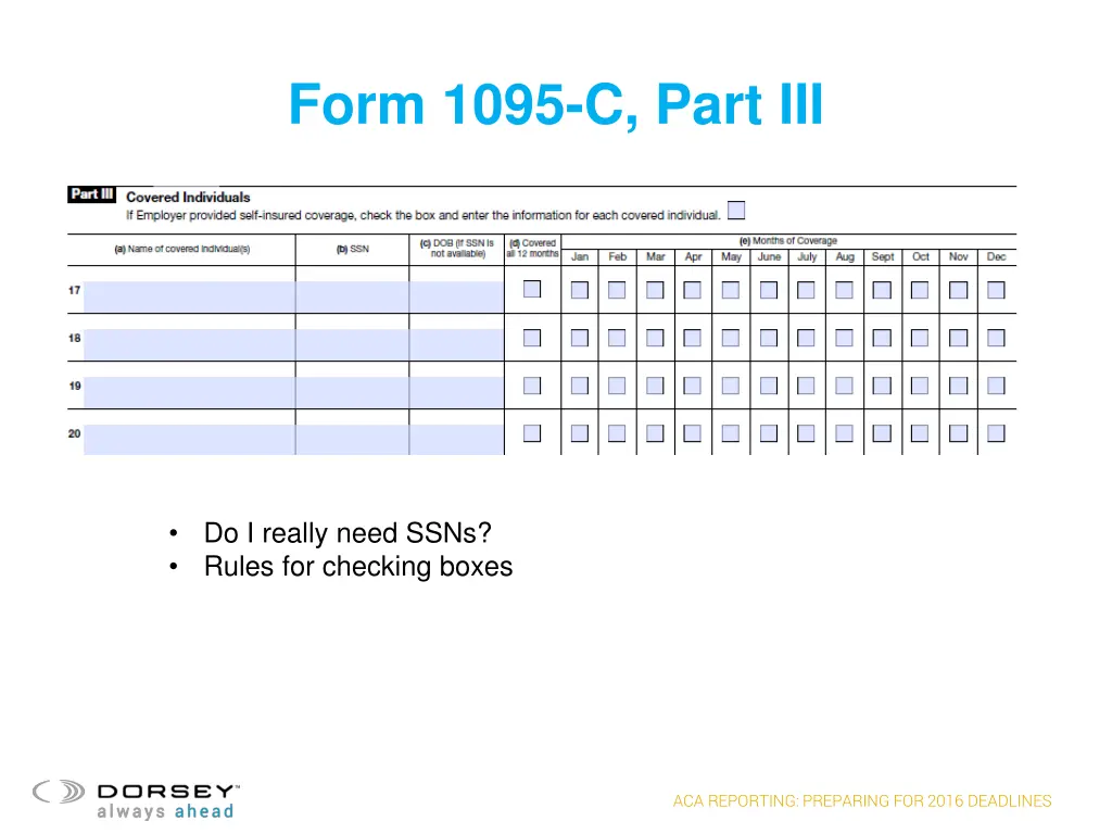 form 1095 c part iii